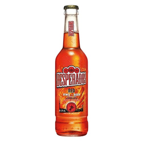 Piwo smakowe z tequila Red o smaku Guarany i Cachaçy alk. 5,9% obj. Desperados 400 ml