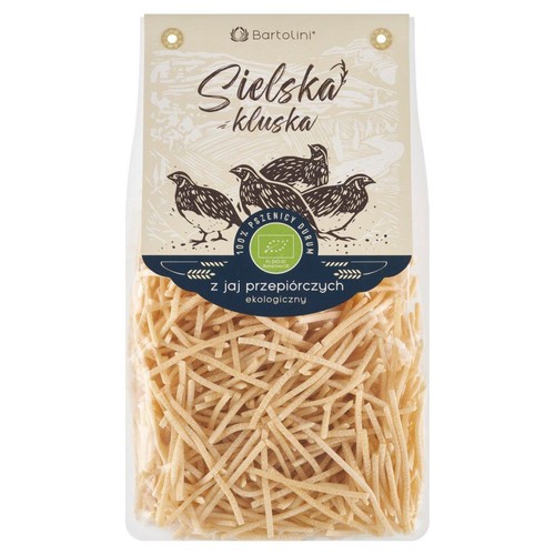 BIO Makaron ekologiczny z jaj przepiórczych Bartolini 250 g