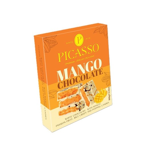 Czekolada biała z nadzieniem mango Picasso 100 g
