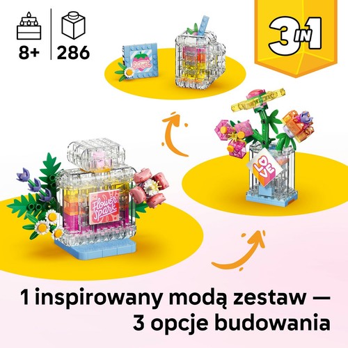 Creator 3 w 1 Flakon perfum z kwiatową ozdobą 31383 LEGO 1 sztuka