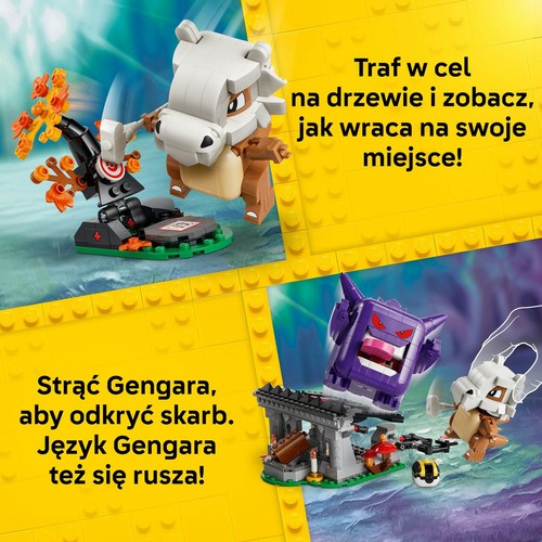 Pokémon SMART Play: Cubone i Gengar - upiorne starcie 72166 LEGO 1 sztuka