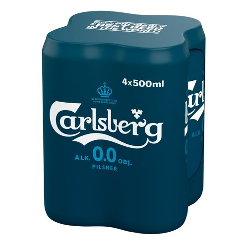 Piwo jasne bezalkoholowe alk. 0,0% obj. Carlsberg 4 x 500 ml