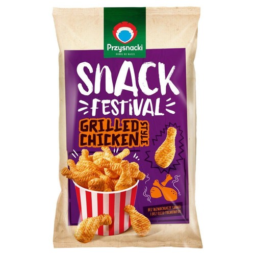 Prażynki o smaku grilowanego kurczaka Przysncaki 100 g