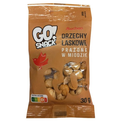 Orzechy laskowe prażone w miodzie Auchan 30 g