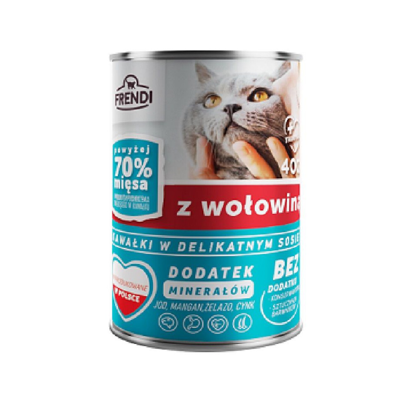 Karma mokra kawałki wołowiny w sosie Frendi 400 g
