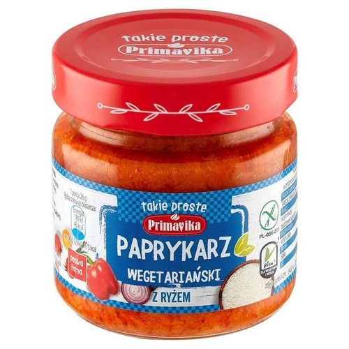 Paprykarz wegetariański z ryżem Primavika 160 g