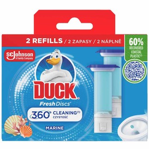 Żelowe krążki do WC o zapachu morskim zapas Duck  2 sztuki
