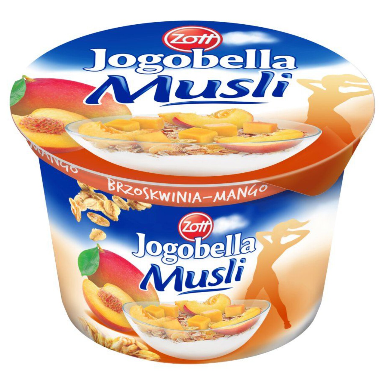 Jogobella Jogurt z musli i owocami mix smaków  Zott 200 g