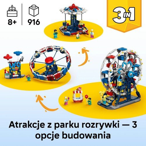 Creator 3 w 1 Kultowy diabelski młyn 31389 LEGO 1 sztuka