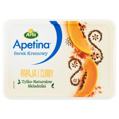 Serek kremowy z papają i curry Apetina 125 g