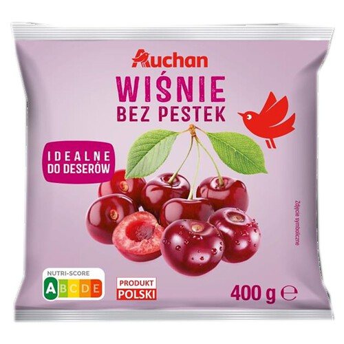 Wiśnie bez pestek Auchan 400 g