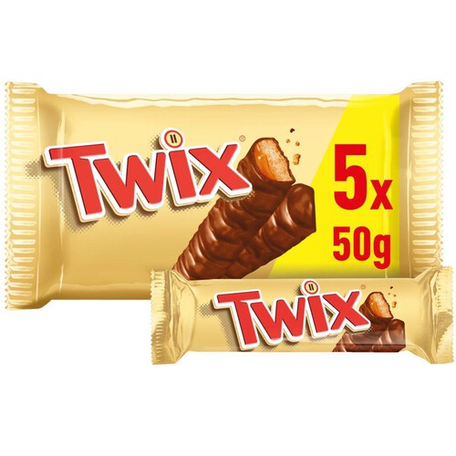 Ciasteczka oblane karmelem i mleczną czekoladą Twix 250 g