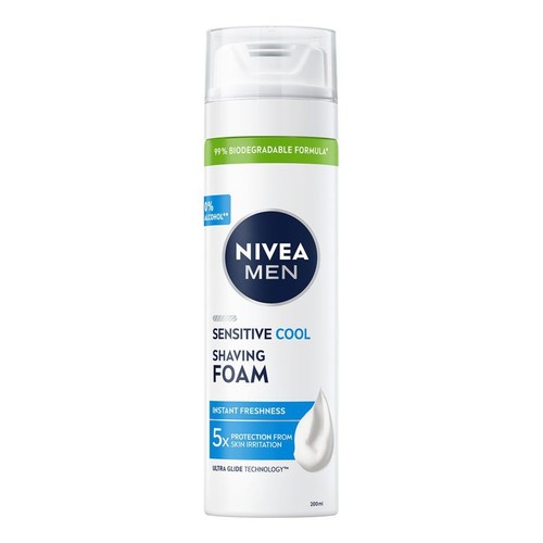 Pianka go golenia Sensitive NIVEA MEN 200 ml