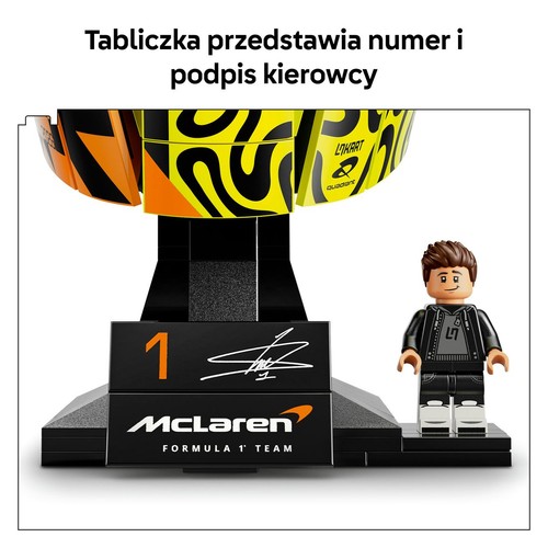 Editions Kask Lando Norris McLaren Mastercard F1® Team 43023 LEGO 1 sztuka