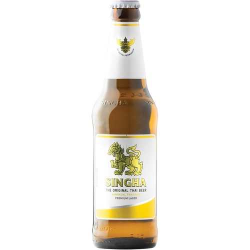 Piwo tajlandzkie jasne Premium Lager alk. 5.0% obj. Singha  330 ml