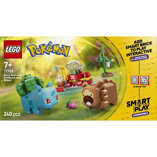 Pokémon SMART Pla: Bulbasaur i Bidoof z krzewem jagody 72155 LEGO 1 sztuka