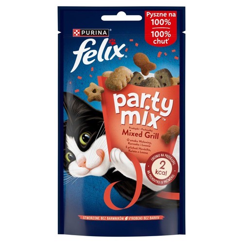 Przysmak dla kotów party mix grill Felix 60 g