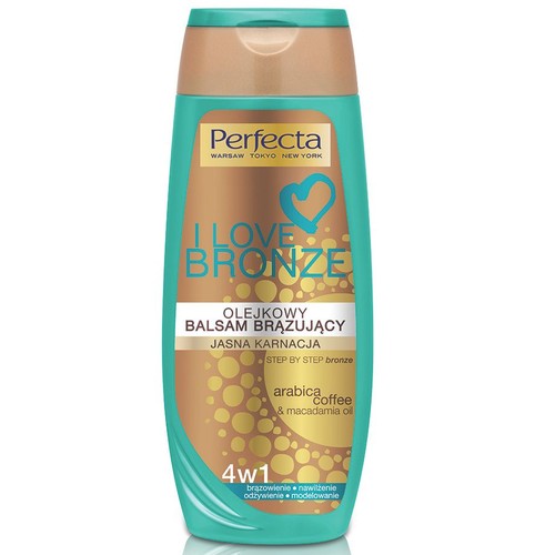Olejkowy balsam brązujący 4w1 jasna karnacja Perfecta 250 ml