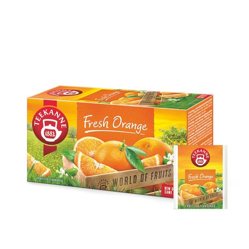 Herbatka owocowa o smaku pomarańczy Fresh Orange Teekanne 20 torebek