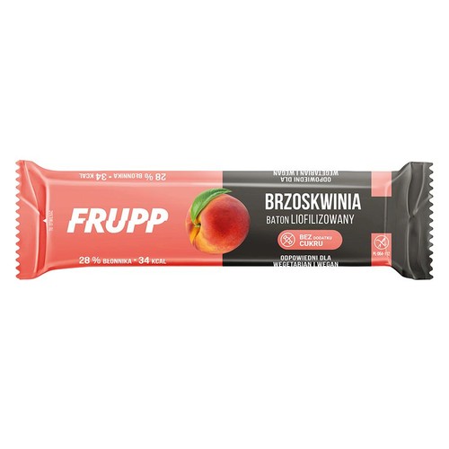 Baton liofilizowany brzoskwinia Frupp 10 g