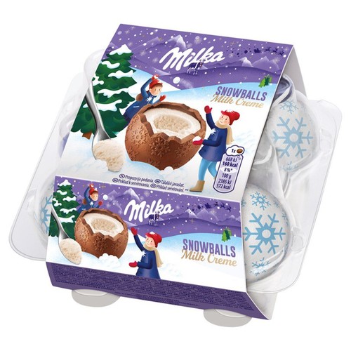 Snowballs czekoladowe kule Milka 112 g