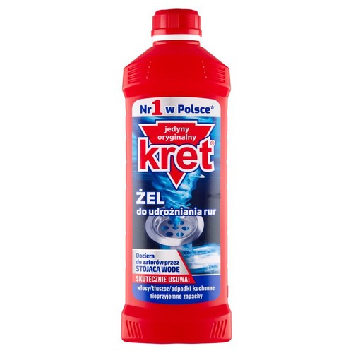 Żel do udrażniania rur Kret 500 g