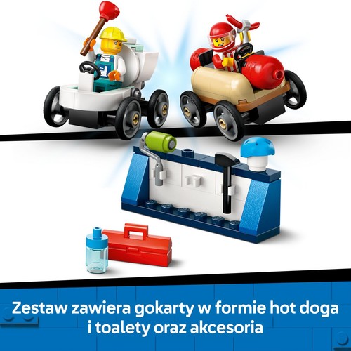 City Bez granic: tor z rampami dla wyścigówek 60460 LEGO 1 sztuka