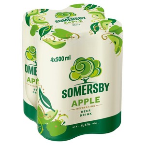 Piwo smakowe o smaku jabłkowym alk. 4,5% obj. Somersby 4 x 500 ml