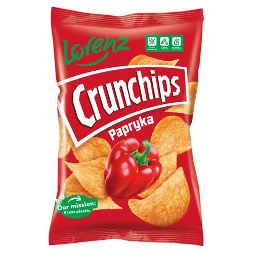 Chipsy ziemniaczane o smaku paprykowym Crunchips 140 g