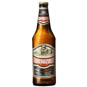 Piwo jasne Twierdzowe lager alk. 4,5% obj. Browar Zamkowy  500 ml