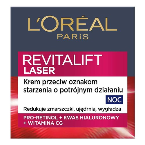 Krem-Maska Anti-Age na noc Revitalift Laser X3  L'Oreal Paris 50 ml