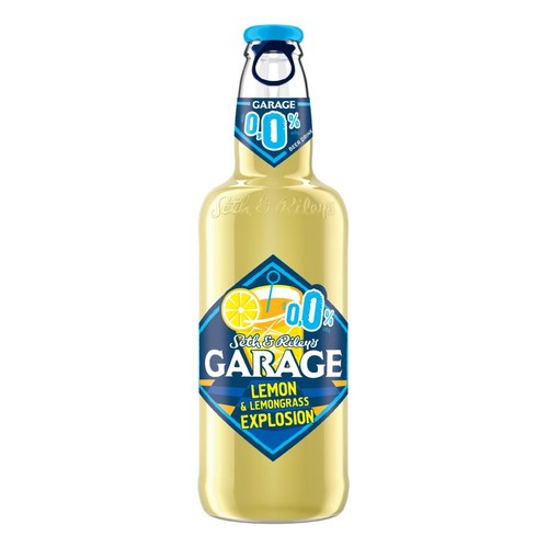 Piwo bezalkoholowe smakowe Lemon and Lemongrass Explosion alk. 0,5% obj. Garage 400 ml