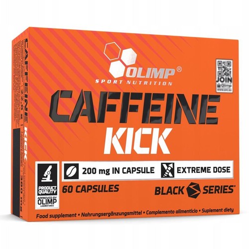 Spalacz tłuszczu Caffeine Kick 200Mg Nutrifarm 60 kapsułek