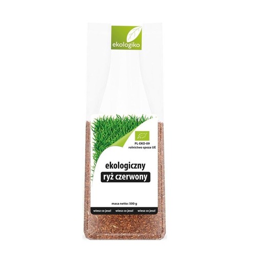 Ekologiczny Ryż czerwony   Ekologiko 500 g
