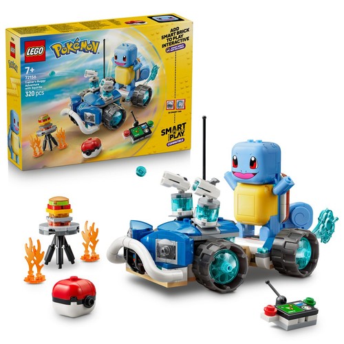 Pokémon SMART Play: Przygoda Trenera ze Squirtle i pojazdem terenowym 72156 LEGO 1 sztuka