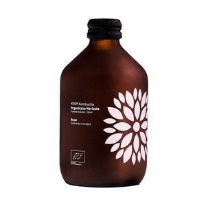 Bio kombucha z różą  Vigo 330 ml