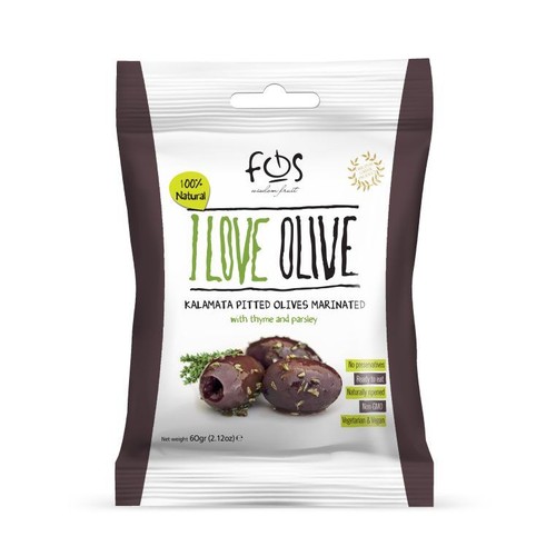 Oliwki Kalamata marynowane z tymiankiem i pietruszką   FOS 60 g