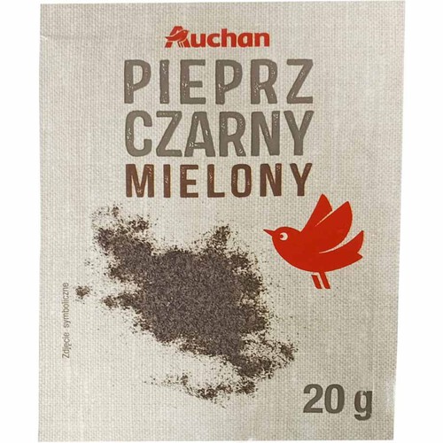 Pieprz czarny mielony Auchan 20 g