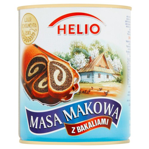 Masa makowa z bakaliami Helio 850 g