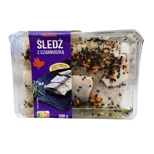 Śledź z czarnuszką Auchan 200 g