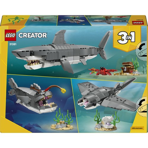 Creator Groźny rekin i skrzynia ze skarbem 31381 LEGO 1 sztuka