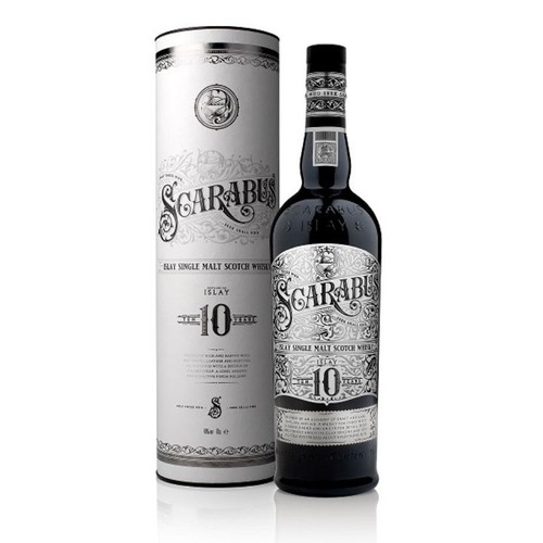 Whisky szkocka Single Malt Hunter Laing Islay 10-letnia 46% Scarabus  700 ml