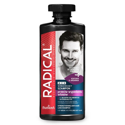 Men Szampon wzmacniający  RADICAL 400 ml