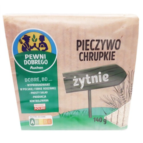 Pieczywo chrupkie żytnie Pewni Dobrego 140 g