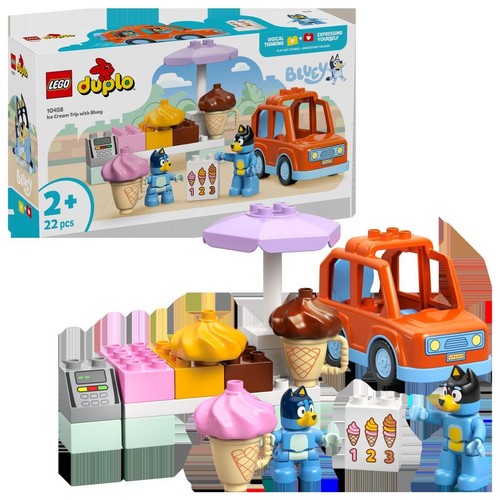 DUPLO Bluey Wyprawa po lody z Blue 10458 LEGO 1 sztuka