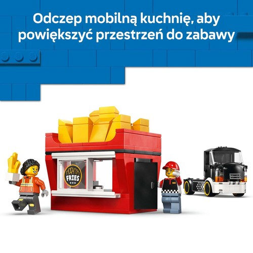 City Food truck z frytkami 60488, zestaw konstrukcyjny LEGO 1 sztuka