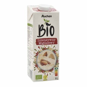 BIO Napój migdałowy bez laktozy Auchan 1 l