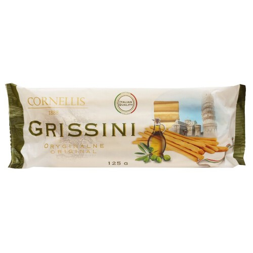 Grissini paluszki chlebowe z oliwą z oliwek Cornellis 125 g