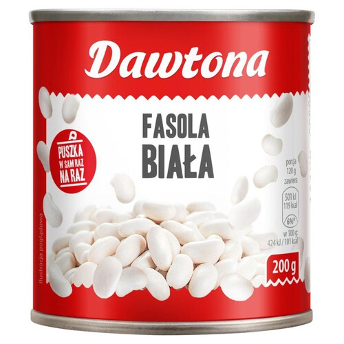 Fasola biała konserwowa Dawtona 200 g