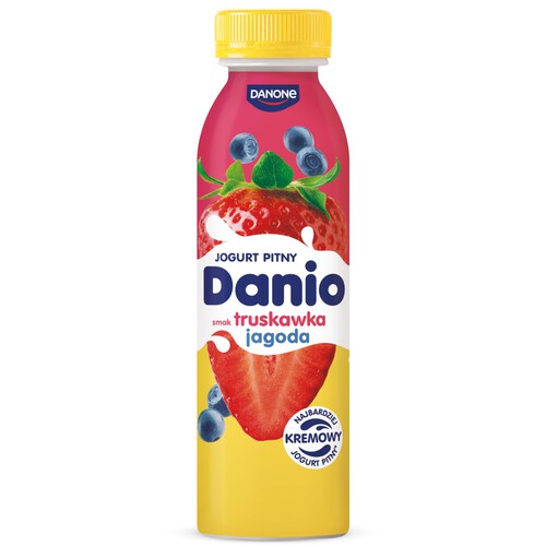 Danio Jogurt Pitny Truskawka-jagoda Danone 270 g